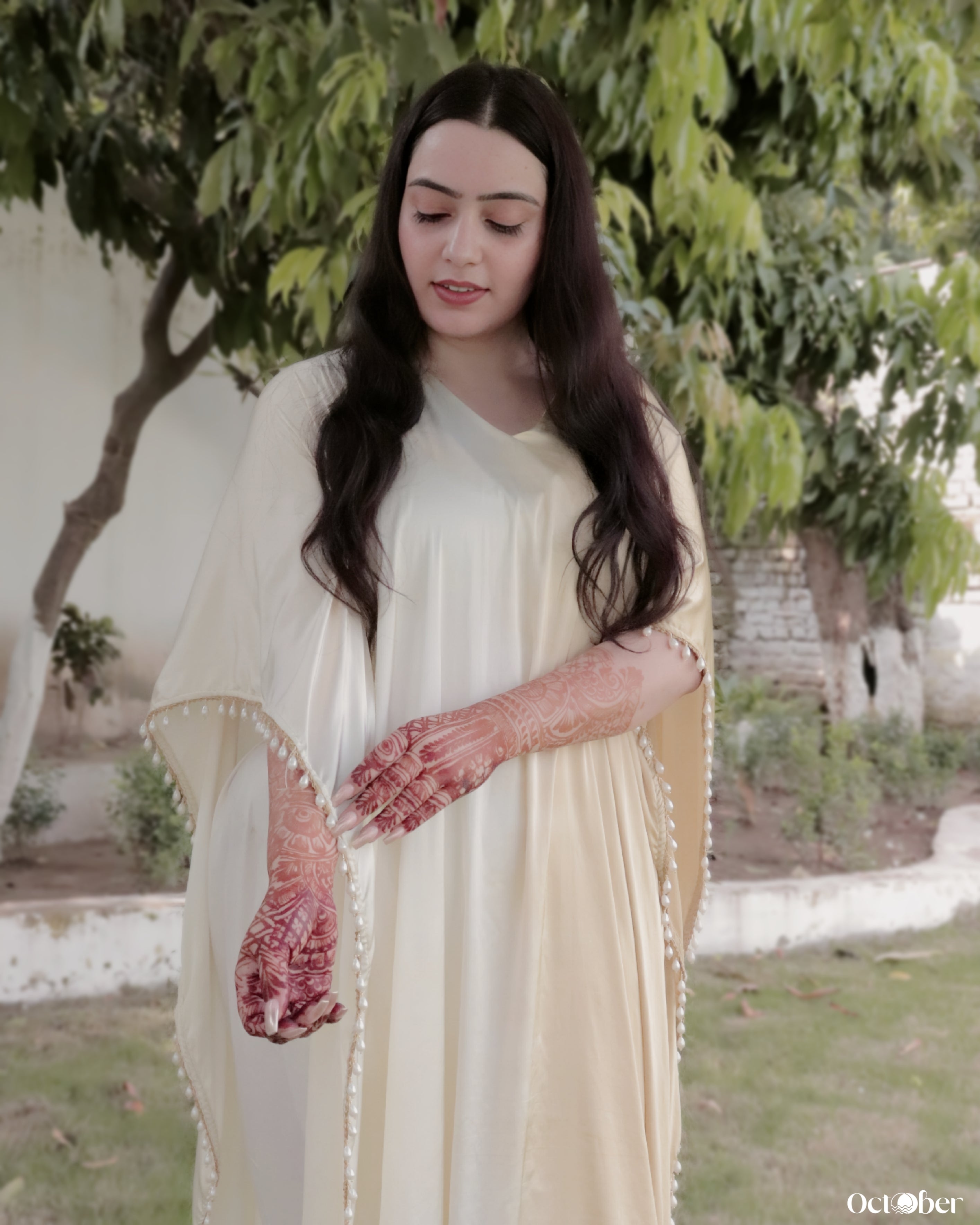Gold and Silver Satin Kaftan - Rapunzel (The Greek Goddess)