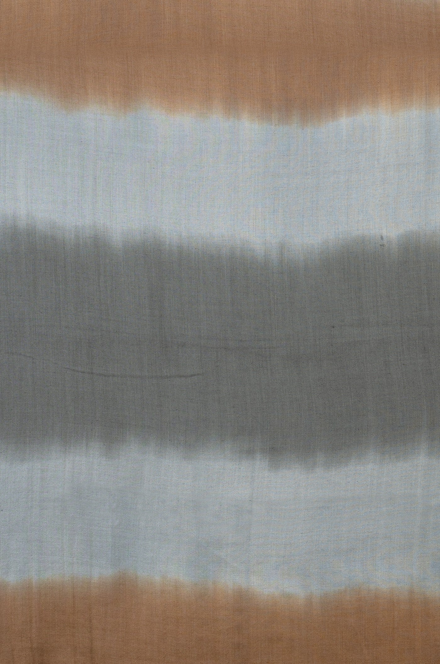 Brown & Teal Blue Pure Pashmina Scarf - Ombré - Earth (Classics)