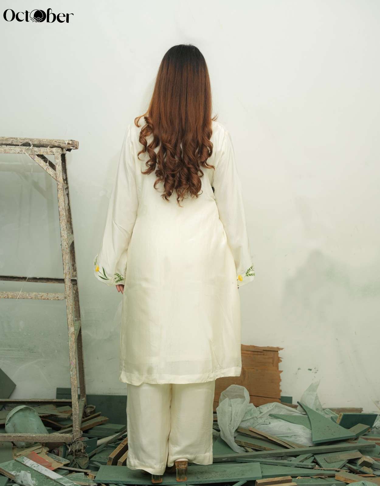 Cloud Handpainted Silk Co-Ord Set