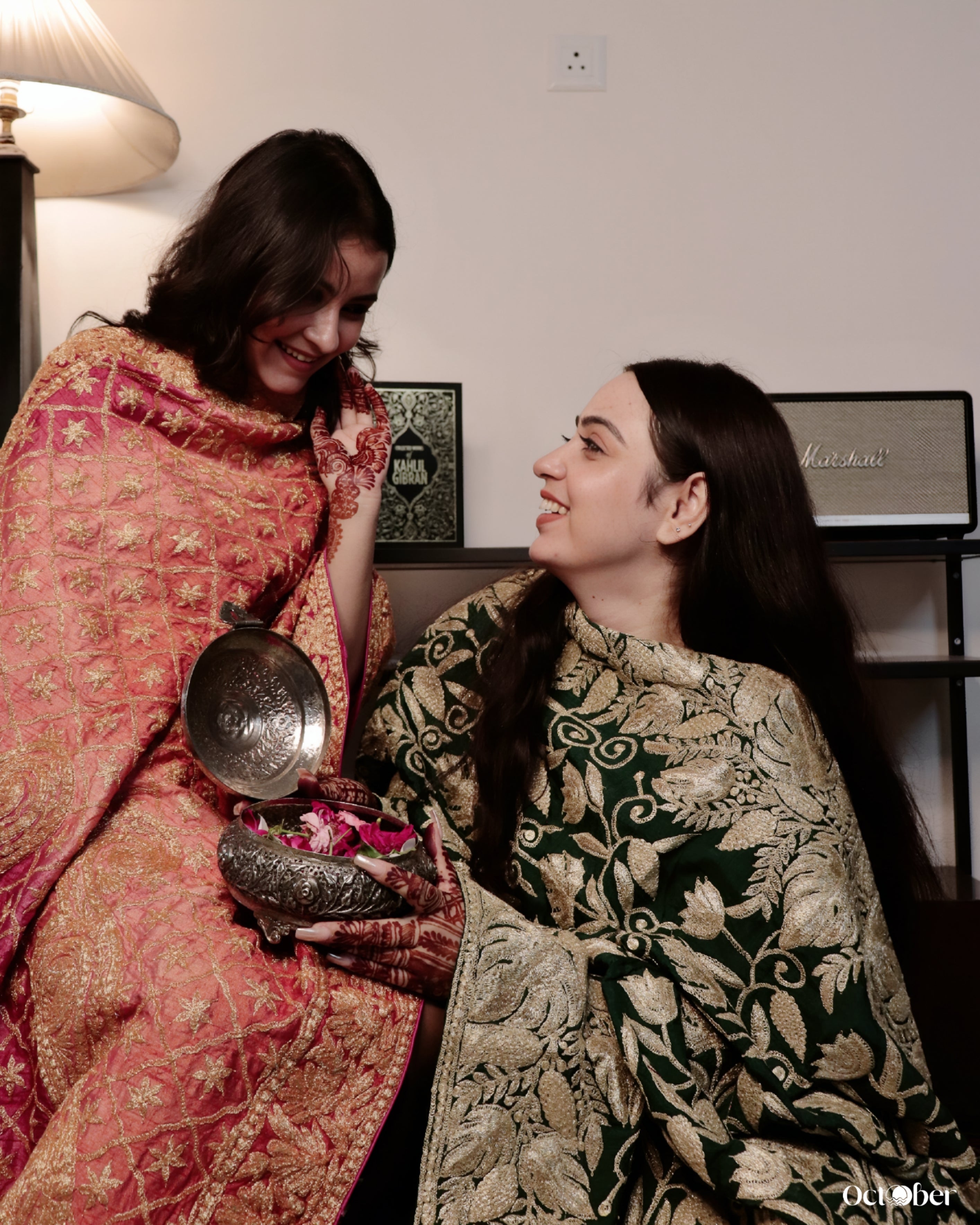 Tilla and Parrots Odhani (October Weddings)