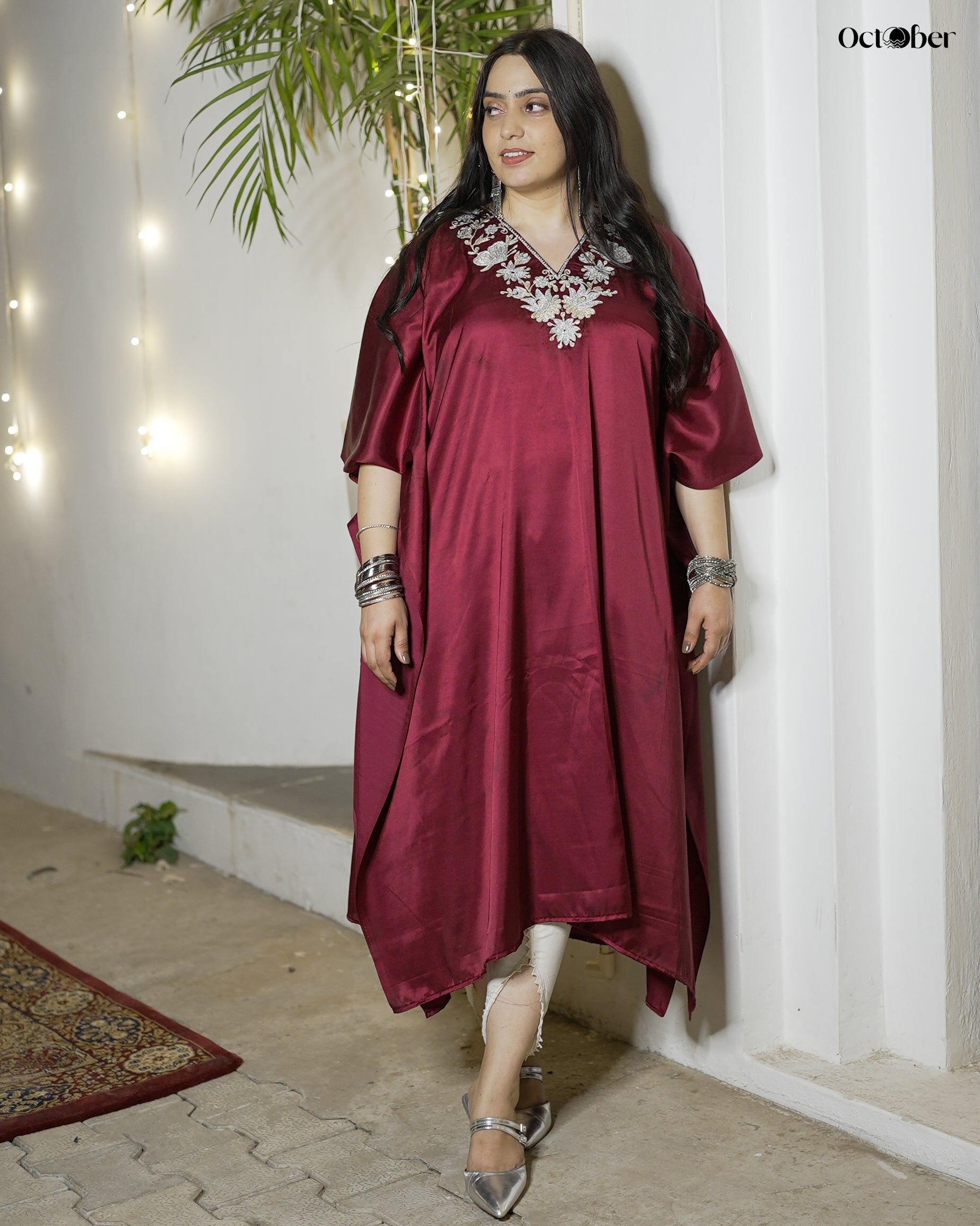 Maroon Kaftan - Hera (The Greek Goddess)
