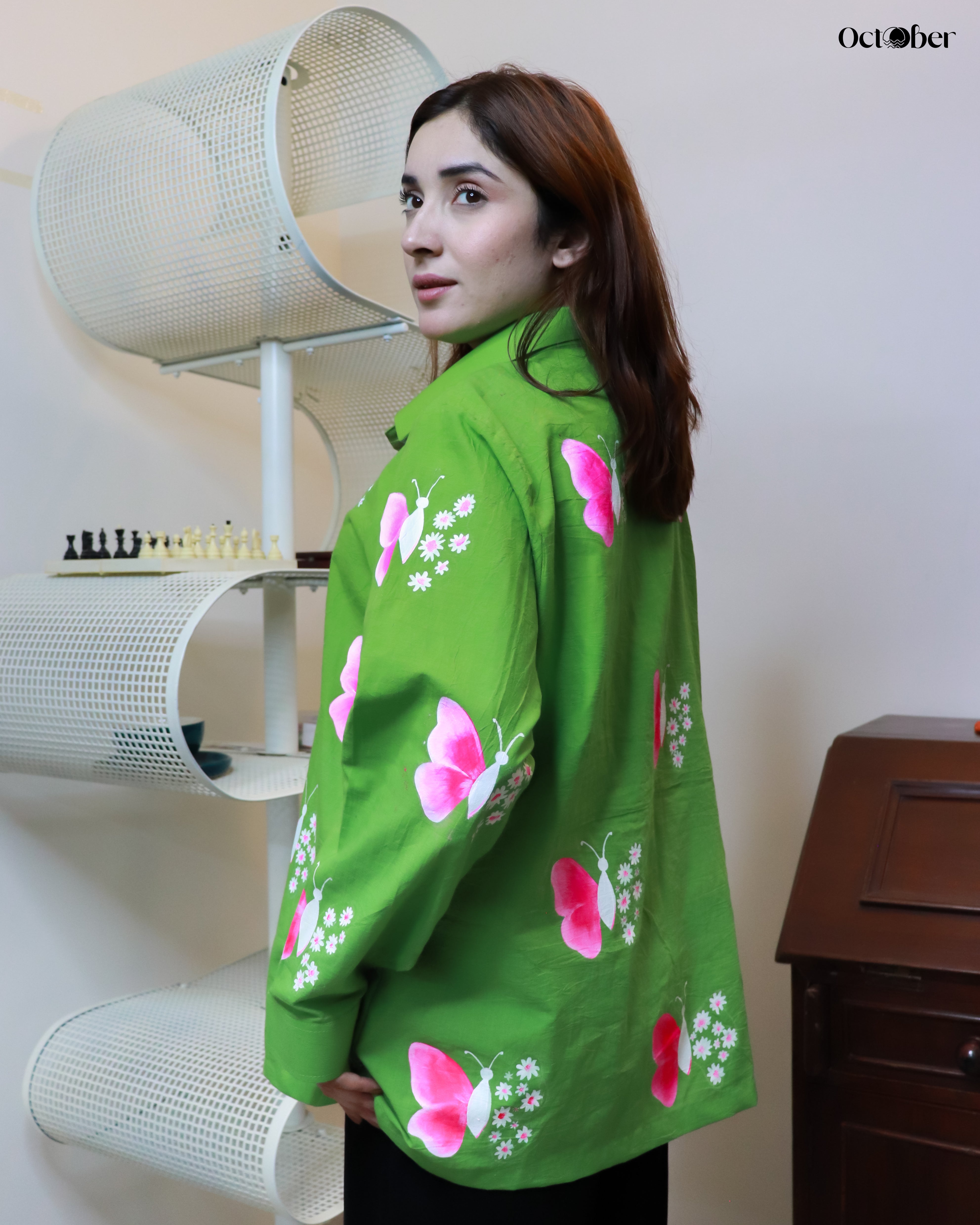 Butterflies and Flowers Shirt (Flowers, Fragrances and More)