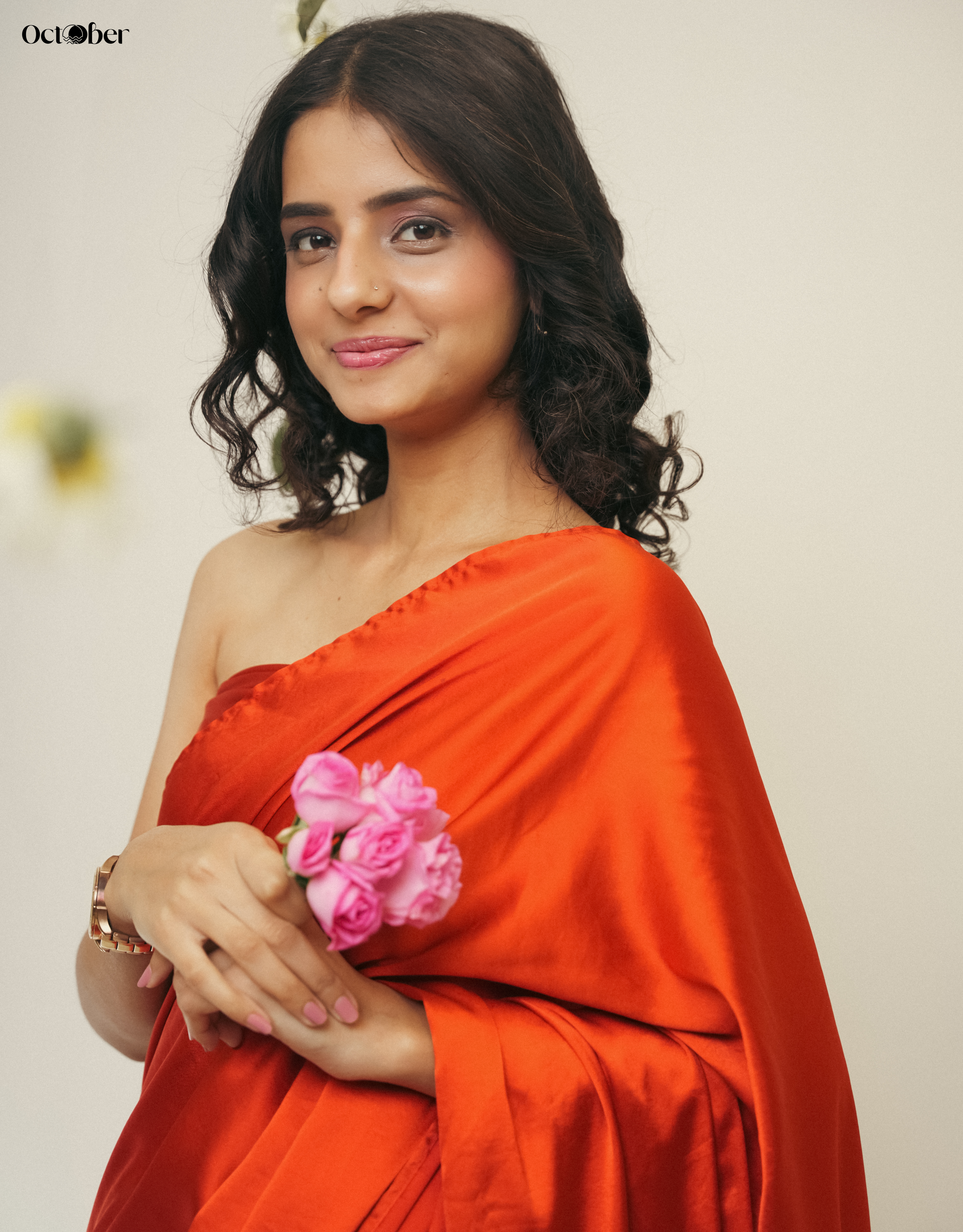 Rustic Red Satin Saree - (Dream in Satin)